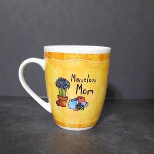 Marvelous Mom Yellow Ceramic Coffee Mug